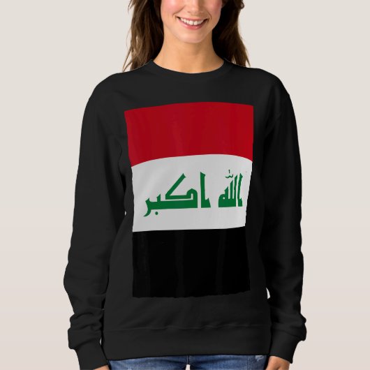 Irak Retro vlag Trui (Voorkant)