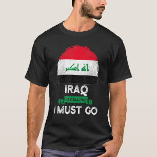 Irak roept, ik moet gaan Iraaks cultureel erfgoed  T-shirt