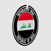 Irak Round Emblem Ornament (voorkant)