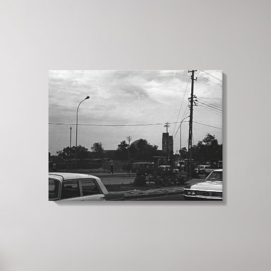 Irak Straattaxi Bagdad Canvas Afdruk (Voorkant)