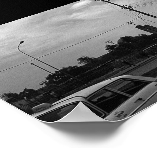  Irak Straattaxi Bagdad Poster (Hoek)