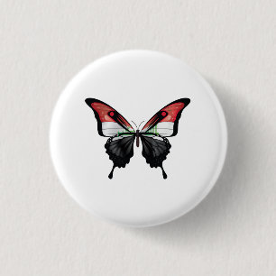 Irak Swallowtail Vlinder Vlag Ronde Button 3,2 Cm