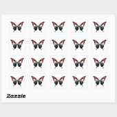 Irak Swallowtail Vlinder Vlag Vierkante Sticker (Vel)