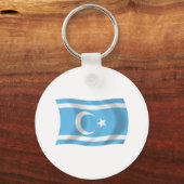 Irak-Turks sleutelhanger met vlag (Voorkant)