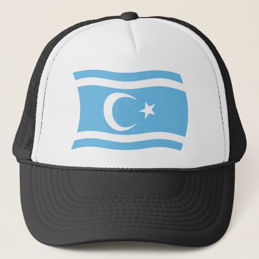 Irak-Turks vlag hoed Trucker Pet (Voorkant)