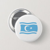 Irak-Turks vlag knop Ronde Button 5,7 Cm (Voorkant /achterkant)