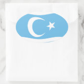 Irak-Turks vlag sticker (Tas)