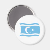 Irak-Turks vlagmagneet Magneet (Voorkant / Achterkant)