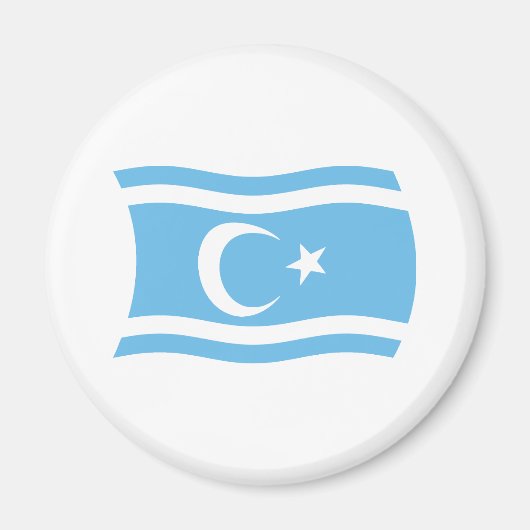 Irak-Turks vlagmagneet Magneet (Voorkant)