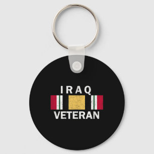 Irak Veteraan Irak War Service Ribbon verontrust T Sleutelhanger