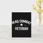 Irak-veteraan -  kaart (Gele Bloem)