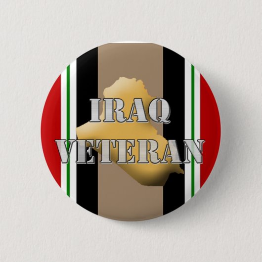 Irak-veteraan Ronde Button 5,7 Cm (Voorkant)