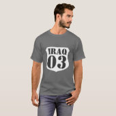 Irak-veteraan t-shirt uit de oorlog -  per jaar (Voorkant volledig)