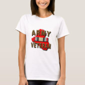 Irak Veteran Service Ribbon, ARMY T-shirt (Voorkant)