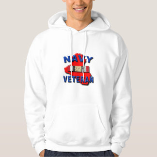Irak Veteran Service Ribbon, NAVY Hoodie
