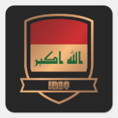 Irak Vierkante Sticker (Voorkant)