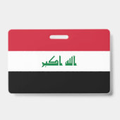 Irak vlag badge (Achterkant)