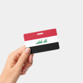 Irak vlag badge (Handheld)
