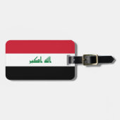 Irak vlag bagagelabel (Voorkant horizontaal)