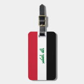 Irak vlag bagagelabel (Voorkant verticaal)