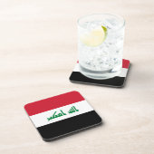 Irak vlag bier onderzetter (Rechterzijde)