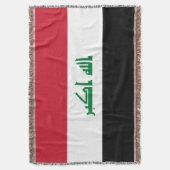 Irak vlag deken (Voorkant Verticaal)