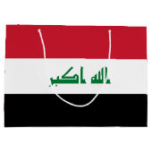 Irak vlag groot cadeauzakje (Achterkant)