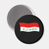 Irak Vlag Magneet (Voorkant / Achterkant)