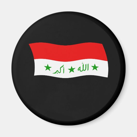 Irak Vlag Magneet (Voorkant)