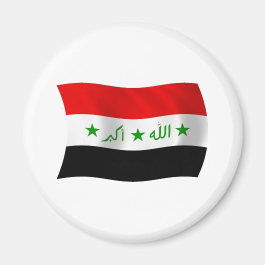 Irak Vlag Magneet (Voorkant)