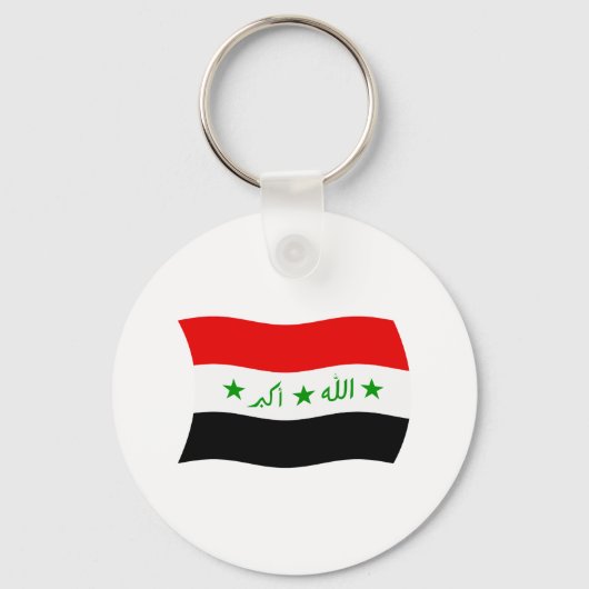 Irak Vlag Sleutelhanger (Voorkant)