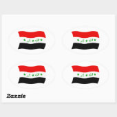 Irak Vlag Sticker (Vel)