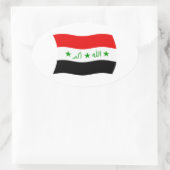 Irak Vlag Sticker (Tas)