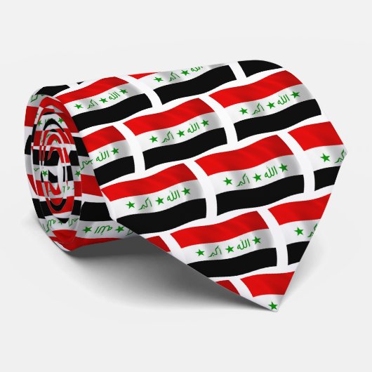 Irak Vlag Stropdas (Opgerold)