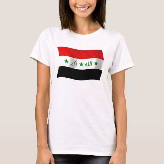 Irak Vlag T-shirt (Voorkant)