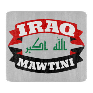 irak-vlag van mijn vaderland snijplank