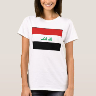 Irak vlag x kaart T-Shirt