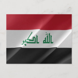 Irak - vlaggolven - briefkaart