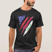 Irakees-Amerikaanse patriotgewas kweekt hartslag s T-shirt (Voorkant)