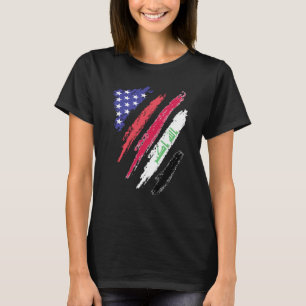 Irakees-Amerikaanse patriotgewas kweekt hartslag s T-shirt