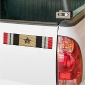 Irakese Campagne Medal Ribbon 1 Battle Star Sticke Bumpersticker (Op Truck)