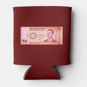 Irakese Dinar met Saddam Hoessein Blikjeskoeler