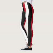 Irakese nationale vlagkleuren verticale strips leggings (Links)