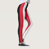Irakese nationale vlagkleuren verticale strips leggings (Rechts)