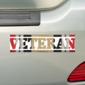 Irakese Veteraan CMR Bumpersticker (Op auto)