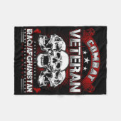 Irakese veteraan Shirt Fleece Deken (Voorkant (Horizontaal))