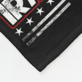 Irakese veteraan Shirt Fleece Deken (Hoek)