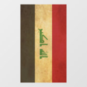 Irakese vlag ontwerp raamsticker (Vel)