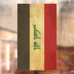 Irakese vlag ontwerp raamsticker