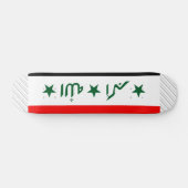 Irakese vlag persoonlijk skateboard (Horizontaal)